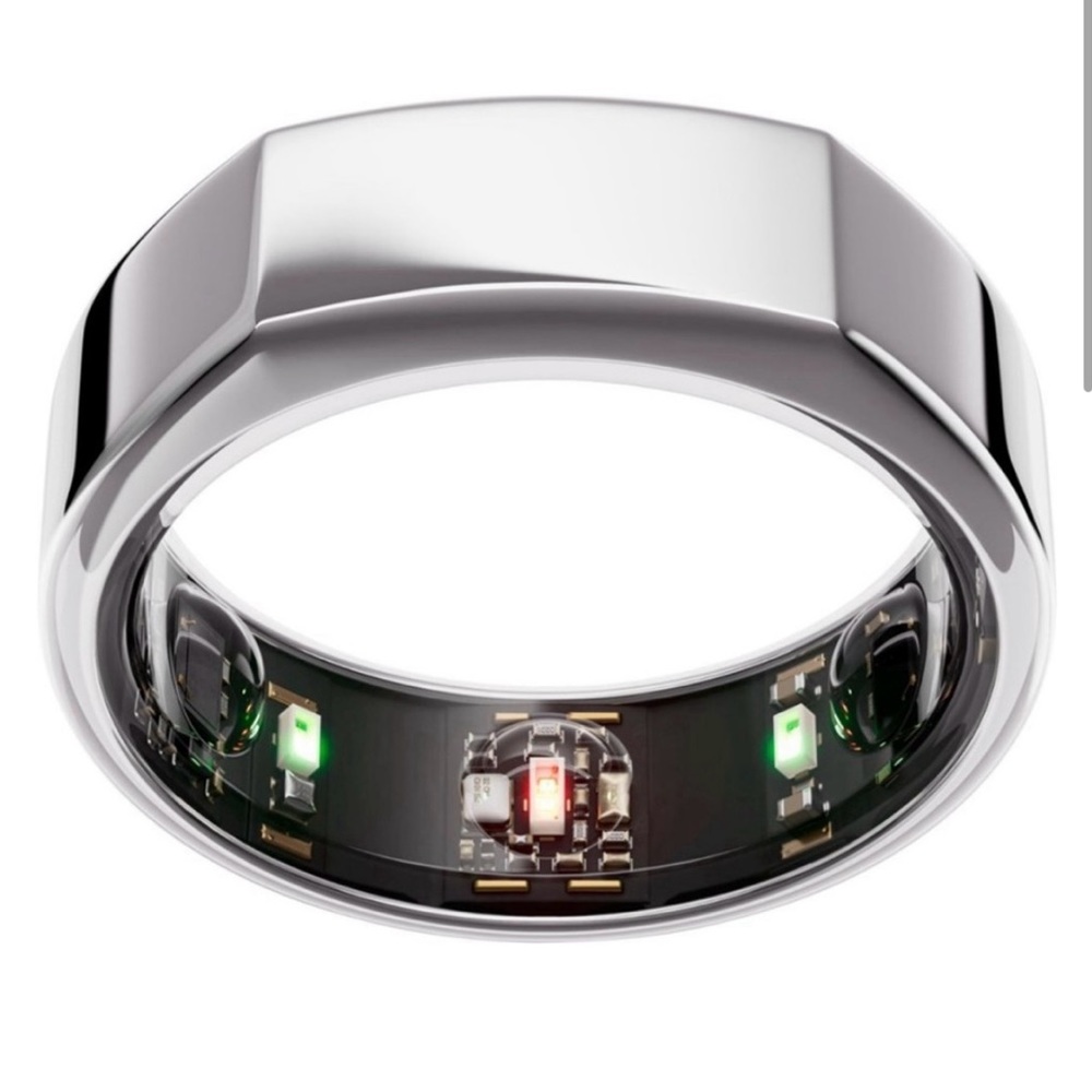 Oura Ring Gen2 Heritage Silver Size 7 Wellness Ring * read description *